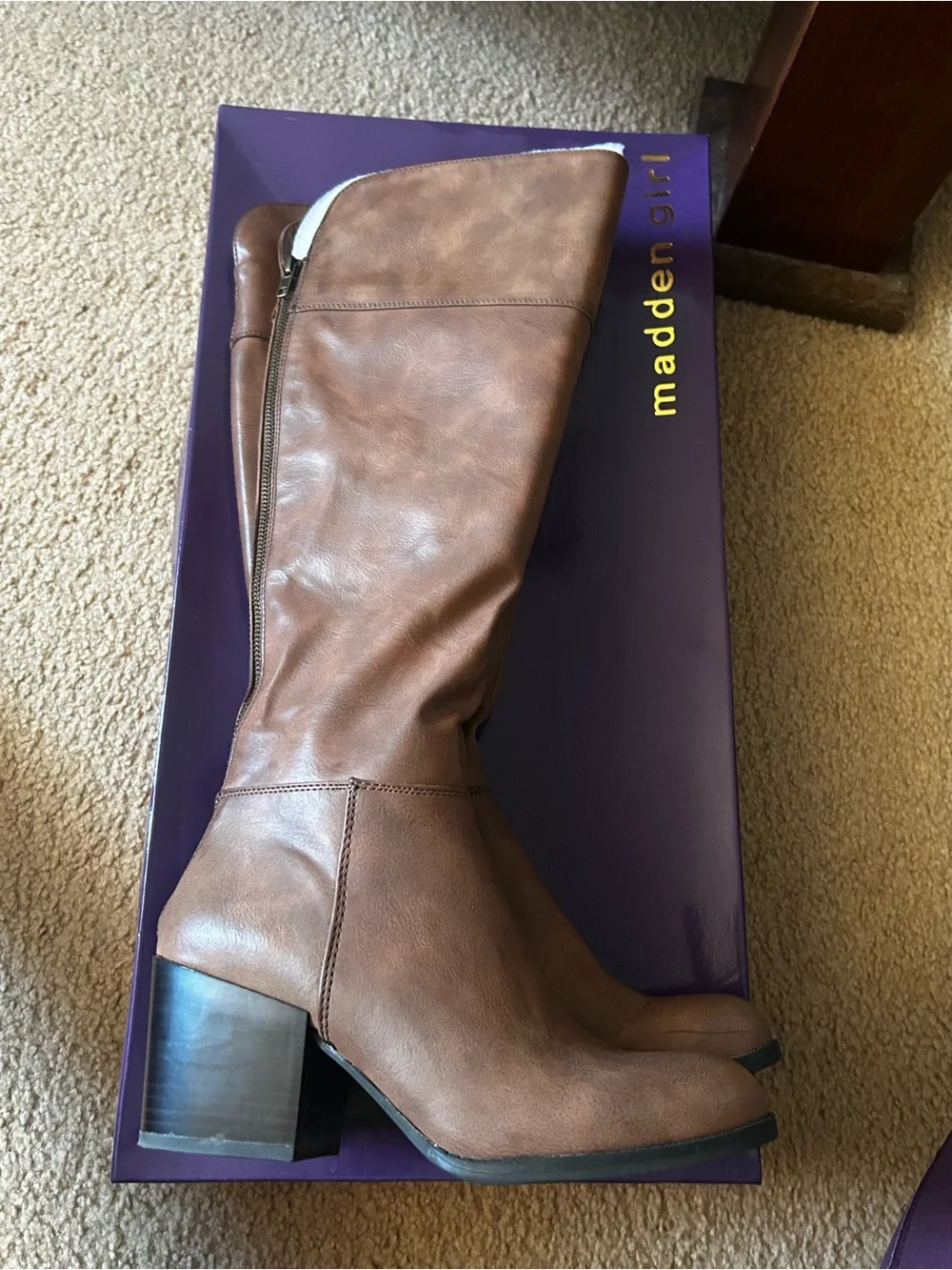 Madden Girl tall brown